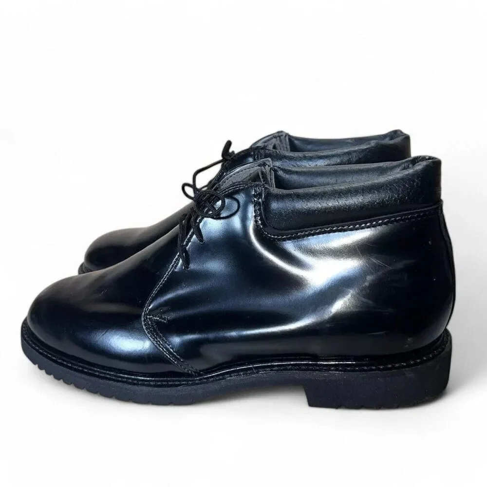 Thorogood Uniform Classic‎ Style Leather Polishable Boots Black Men's 7.5 EE